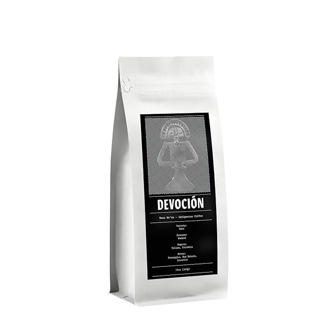 Nasa We'sx - Indigenous Coffee - Roasted by Devocion - Whole Bean Coffee - 12 Ounce Bag