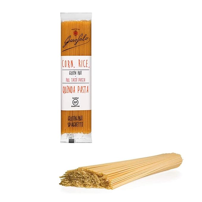 Garofalo - Premium Gluten-Free Spaghetti Pasta Italian Made Corn Rice Potato &amp Quinoa Blend Bronze-Drawn Al Dente (4 pack)