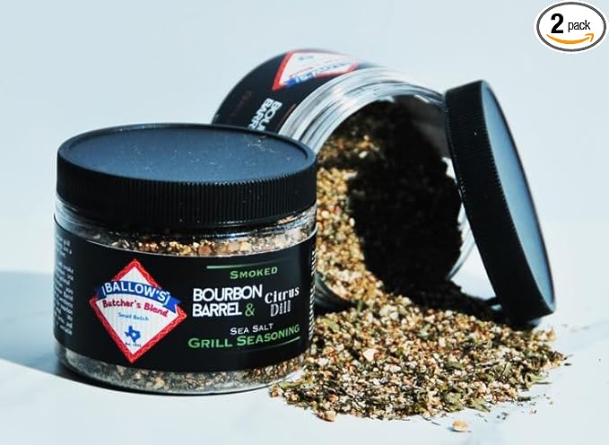 Ballow's Smoked Bourbon Barrel Citrus Dill Grill Seasoning 2 Pack