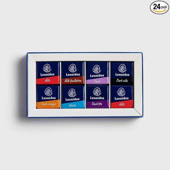 Leonidas Belgian Chocolate Gift Box Assorted Napolitains - 24 pcs.