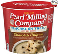 Pancake Cups Chocolate Chip Flavor 12 Individual Cups + King QR Code (ChocolateChip)