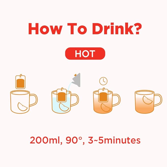 ROASTIQUE Apple Cinnamon Rooibos Tea with Real Dried Fruit – Premium Orgainc Tea Sweet Fruit Blend Hot or Iced Tea Zero Sugar &amp Zero Calories 8 Tea Bags