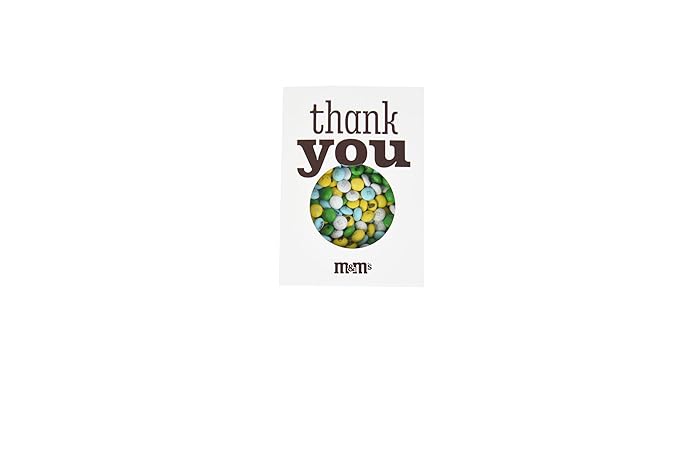 M&ampM’S WORLD Thank You Gift Box Includes Built in Card Unique Gift for Family Friends Colleagues Employees &amp Clients
