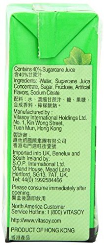 Vitasoy Vita Juice Sugar Cane flavor 8.45oz (Pack of 24)