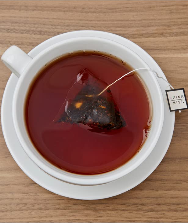 China Mist Full Leaf Tea Satchets Cranberry Blood Orange Flavored Black Tea with Other Natural Flavor (6 boxes)