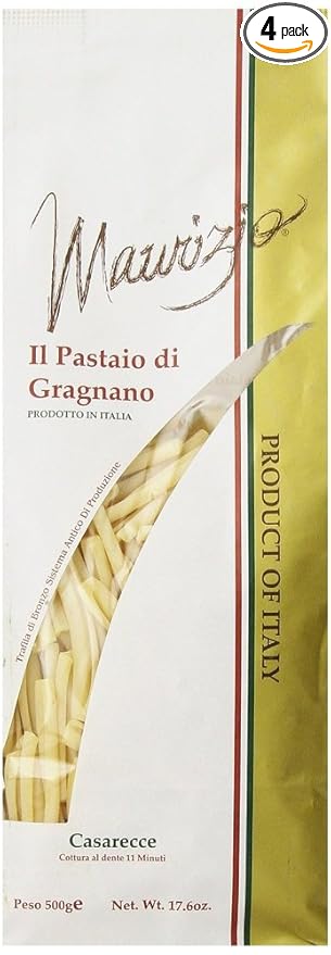 Maurizio - Italian Casarecce Pasta (4)- 17.6 oz. Pkgs.