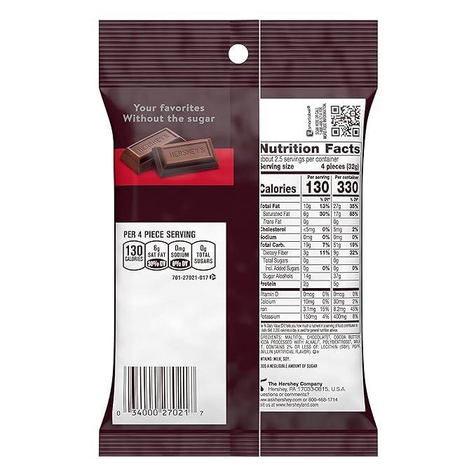 Zero SPECIAL DARK Chocolate Candy 3 oz (6 Pack)