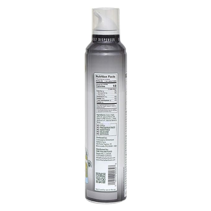 Mantov.a Oil Spray Extra Virgin Olive Oil Truffle 8 oz (Pack Of 6)