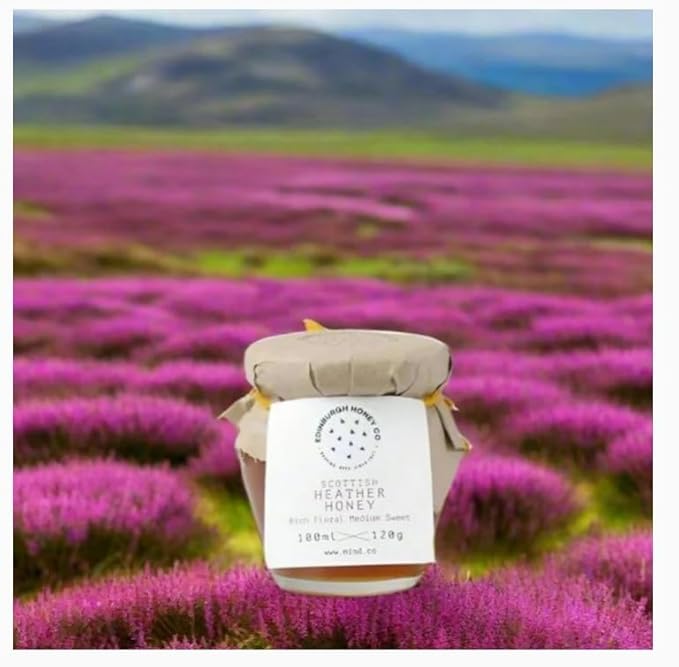 Edinburgh Honey Co. Set of 2 Jars Scottish Blossom Honey 100 ml Each