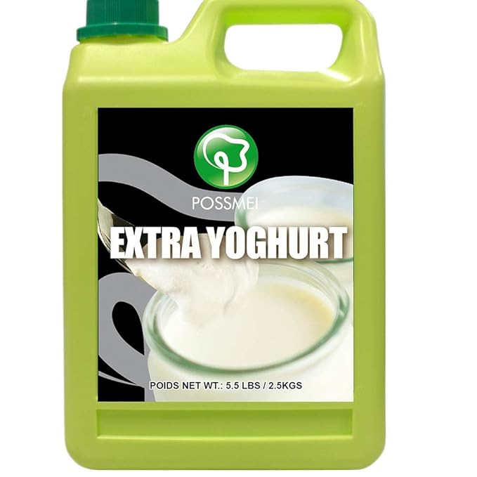 Possmei Extra Yoghurt Flavored Syrup 5.5 Pound Plastic Jar 1 Pack