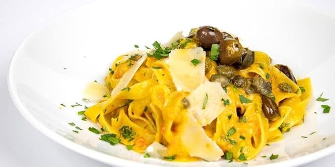 Tagliatelle Gourmet Egg Pasta (Pack of 4) - Italian Pasta From the Region of Di Campofilone- Imported Italian Gourmet Egg Pasta- 8.8 ounces / 250 grams