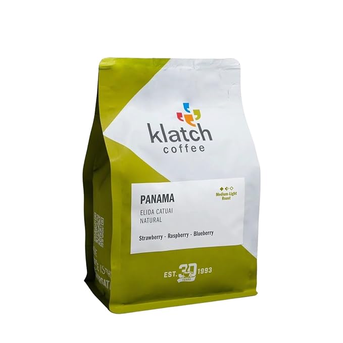 Panama Elida Catuai Natural - Roasted by Klatch Coffee - Freshly Ground Coffee - 310 Gram Bag