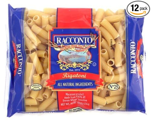 Racconto Rigatoni 16-ounces (Pack of12)
