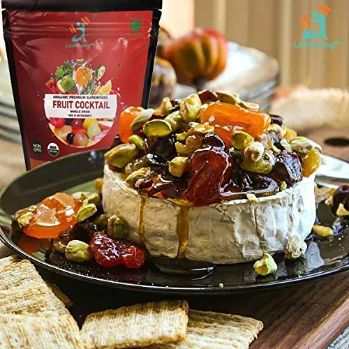 Astha LEANBEING- Fruit Cocktail (200g) (Mix Dehydrated Fruits) | Dried Fruits and Berries Trail Mix | Rich in