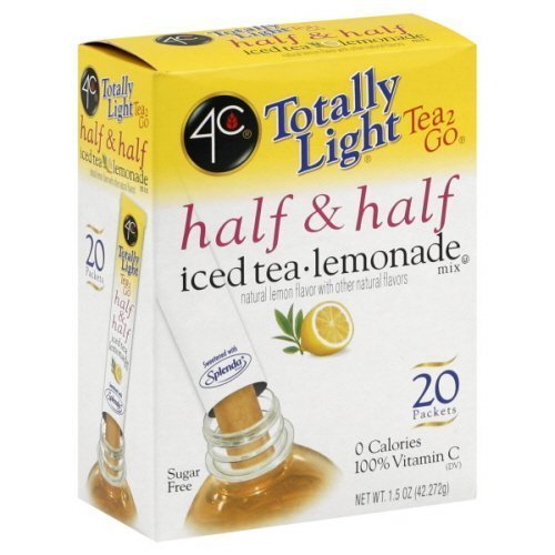 4C Totally Light 2 Go Half &amp Half Iced Tea Lemonade Mix 20 ct (6 Pack)
