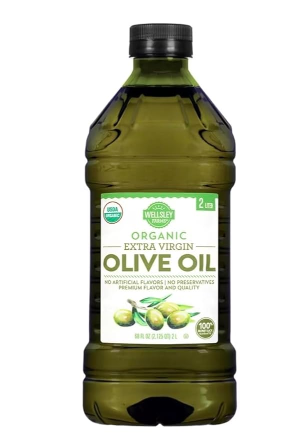 Organic Extra Virgin Olive Oil Wellsle-Farm 2L (68oz)