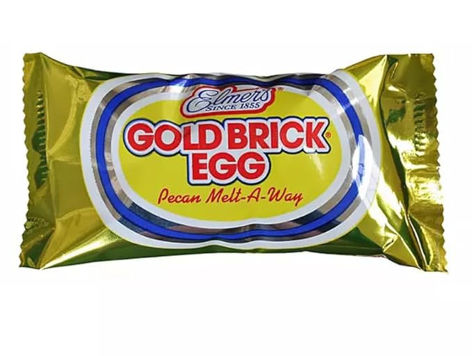 Elmerx Chocolate Easter Eggs Gold Brick with Pecans and Heavenly Hash with Marshmallow 12 Pack