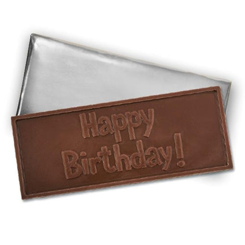 36 Pcs Happy Birthday Candy Party Favors in Bulk Wrapped Belgian Chocolate Bars