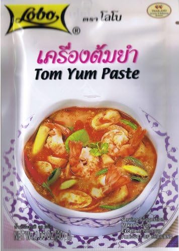 6Pcs Thai soup LOBO TUM YUM PASTE 30 G.