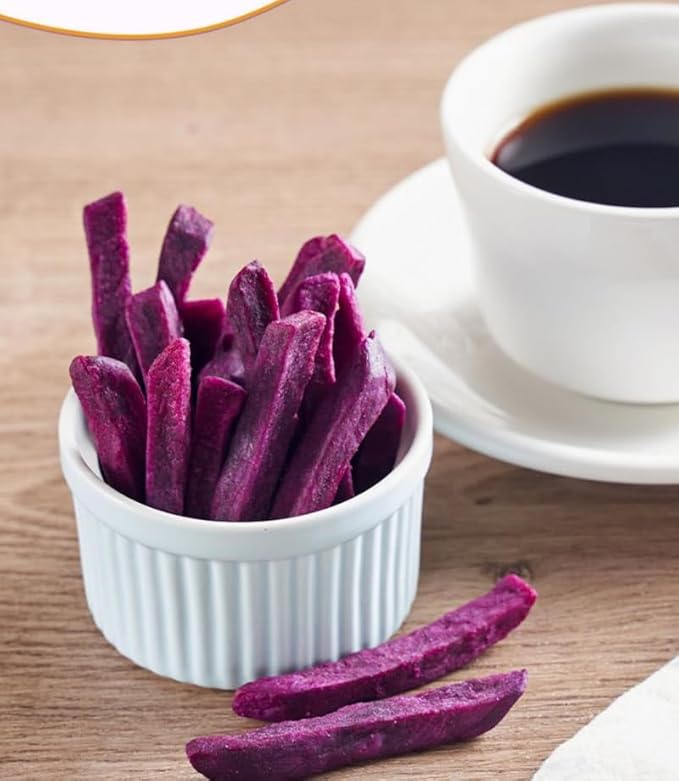 Dried Purple Potato（250g/bag）dried fruit preserved fruitHealthy breakfast foodconvenient instant snacksdelicious snack giftssweet fruit snacksSnack Foods Desserts Dim Sum (500g)