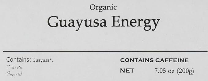 Davidson's Organics Guayusa Energy 100-count Unwrapped Tea Bags