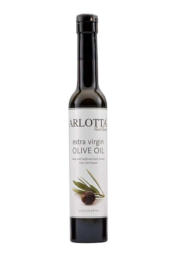 500ml Organic California Extra Virgin Olive Oil Cold Pressed | Premium Gourmet EVOO by Arlotta Food Studio | Small Farm Arbosano Olives Smooth Buttery Flavor | Cooking Salad Dressing Pasta | 16.9 o