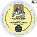 Van Houtte Cafe Raspberry Chocolate Truffle K-cup for Keurig Brewers (72 Count) - Packaging May Vary