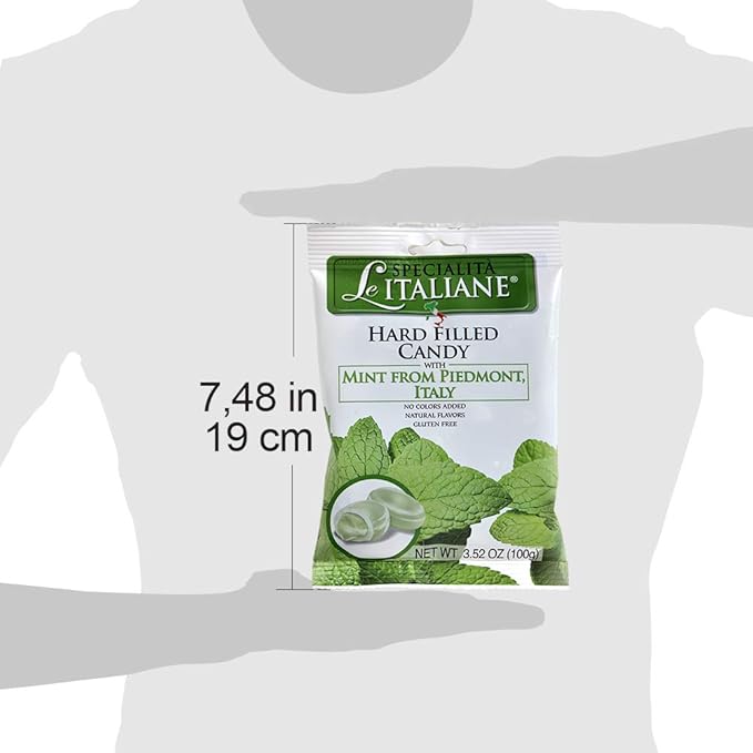 Serra Filled Candy w/ Piemontese Mint - Ripiene alla Menta Solo Piemontese 100g bag (8 pcs)