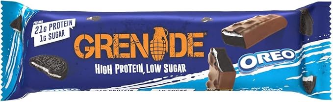 Grenade High Protein Low Sugar Bar Vanilla 12 x 60g - Oreo