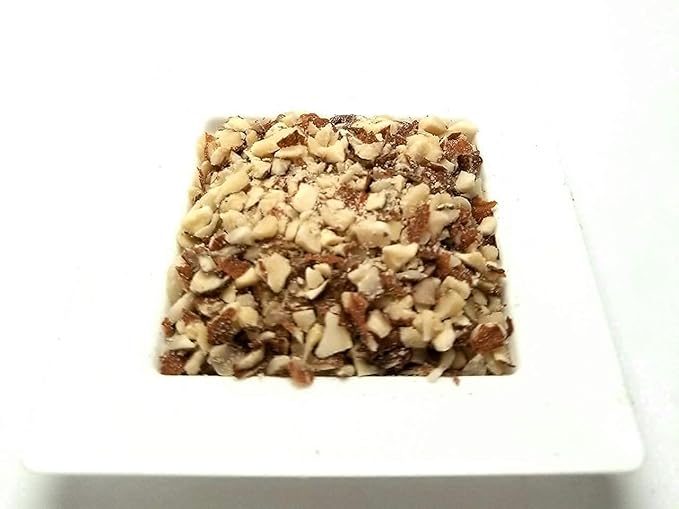 Almonds Fresh and Delicious Small chopped Raw Perfectly Natural Quality Fresh Ideal snack for Adults and Kids packaged in resealable 5 lbs. (80 oz.) pouch bag by Presto Sales LLC