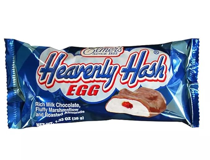 Elmerx Chocolate Easter Eggs Gold Brick with Pecans and Heavenly Hash with Marshmallow 12 Pack