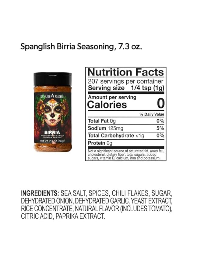 Mexican Traditional Seasoning Mix Asadero-Style Spice Blend for Chicken Beef Pork and Vegetables with Bonus Slap Ya Mama Seasoning Packet (7.3 oz Pollo Asado/Birria)
