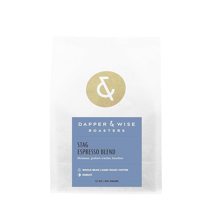 Stag Blend - Roasted by Dapper &amp Wise - Freshly Ground Coffee - 2 Pound Bag