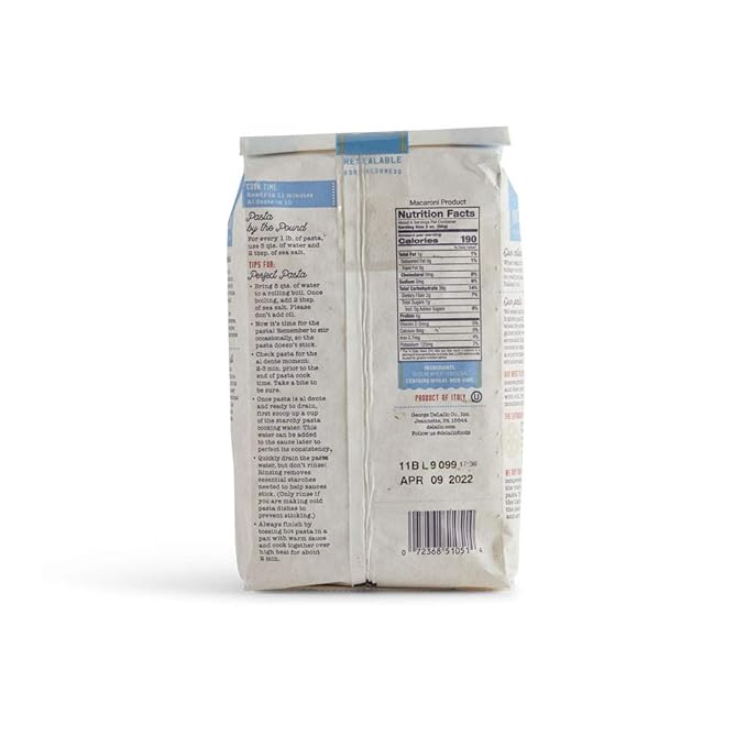 DeLallo Farfalle Pasta #87 16-Ounce (Pack of 8)