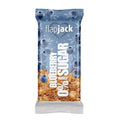 FlapJack Handmade Oat Bar - Premium English Oats (42-47%) | High Fiber Slow-Release Energy | Vegetarian Friendly | Made in Hungary by S.P.I.N. | 15pcs x 100g Sugar-Free Blueberry