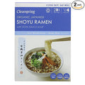 Clearspring Organic Japanese Shoyu Ramen Noodles with Soya Sauce Soup 170g - Pack of 2