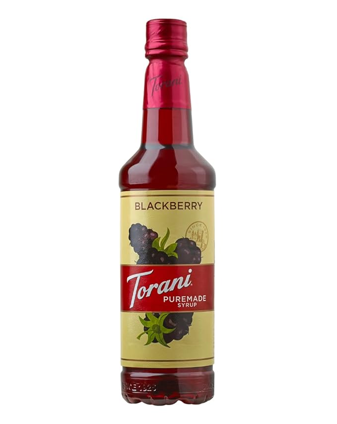 Torani Puremade Blackberry Flavored Drink Syrup 25.4 fl oz (Pack of 4)