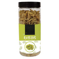 Plain Green Raisin (Kishmish) Dried Grapes Healthy Nutritious &amp Delicious | Rich in Iron &amp Vitamin B | Healthy Sweet Treats -500 gm jar