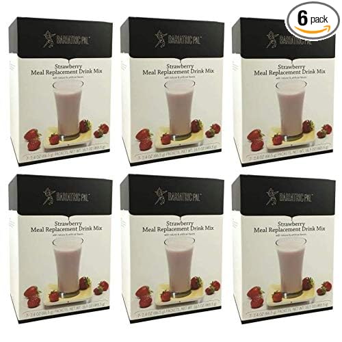 BariatricPal Very High Protein (35g) Shake Meal Replacement - Strawberry (6-Pack)