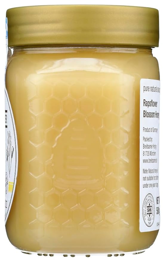 Breitsamer Rapsflower Blossom Honey 17.6 oz each (2 Items Per Order)