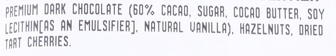 Chuao Chocolatier Dark Chocolate Cherry Hazelnut Bark