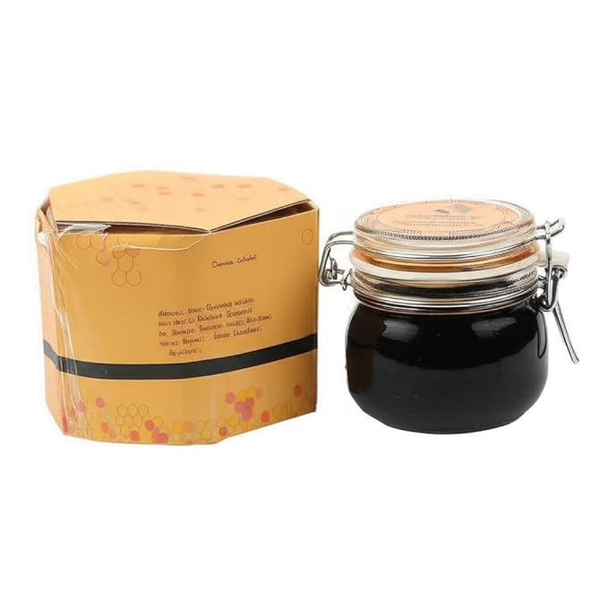 GeoHoney Royal Sumor Acacia Honey Raw Unfiltered 1.5 lb Glass Jar