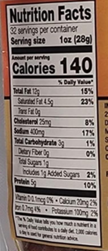 Sugar River Meat Snack Links Sticks Ends &amp Pieces 2lbs (Hot Snack Stick NOT vacuum sealed)