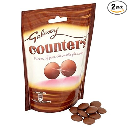 Galaxy Counters Pouch 126g - Pack of 2