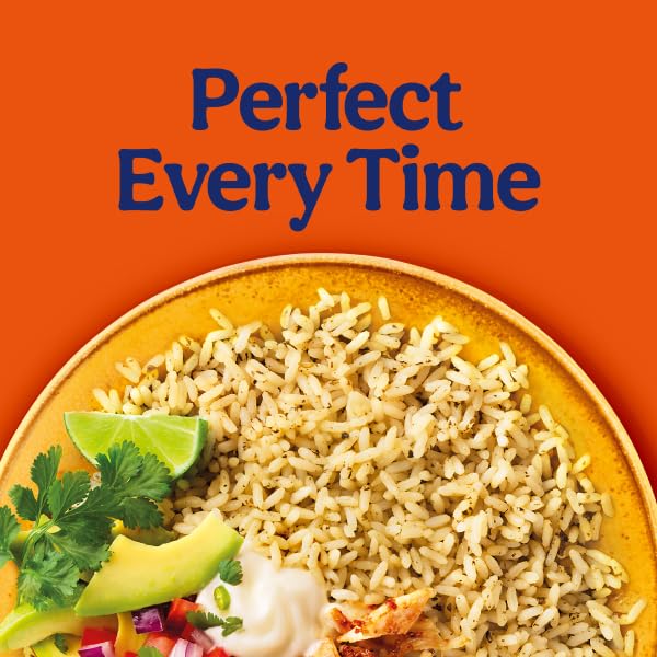 BEN'S ORIGINAL READY RICE Cilantro Lime Flavored Family Size Rice Easy Dinner Side 17.3 oz Pouch (Pack of 6)