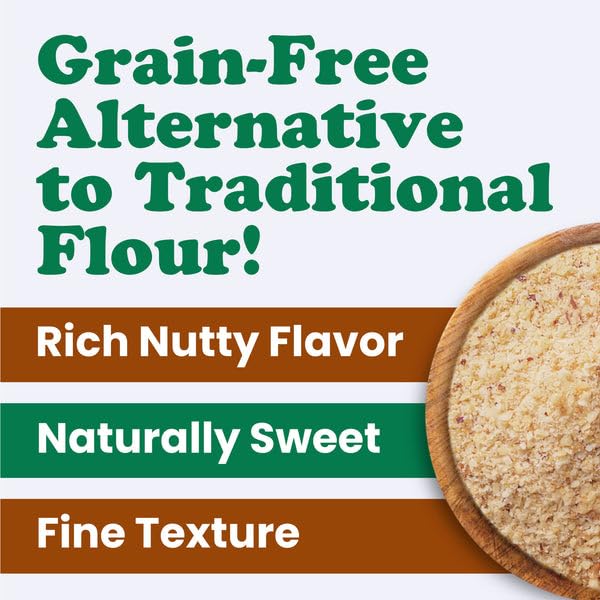 Food to Live Hazelnut Meal 1 Pound – Natural Raw Filbert Nut Powder Finely Ground Pure. High in Protein and Fiber. Vegan Kosher Bulk