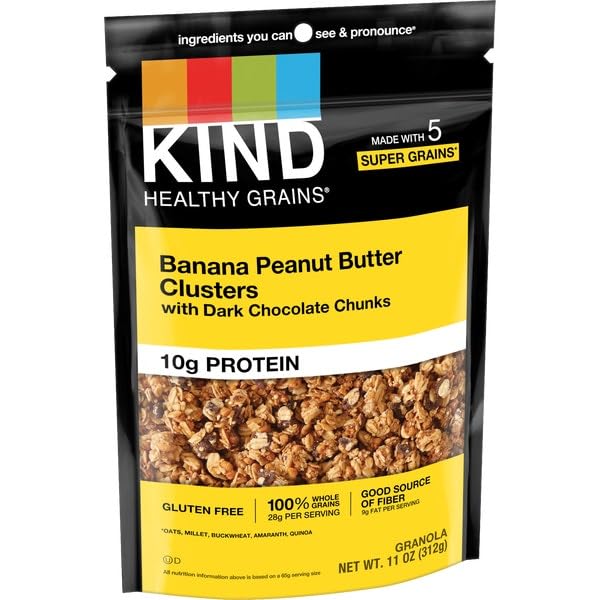 Kind Granola Peanut Butter Banana Dark Chocolate 11 oz (Pack of 5)