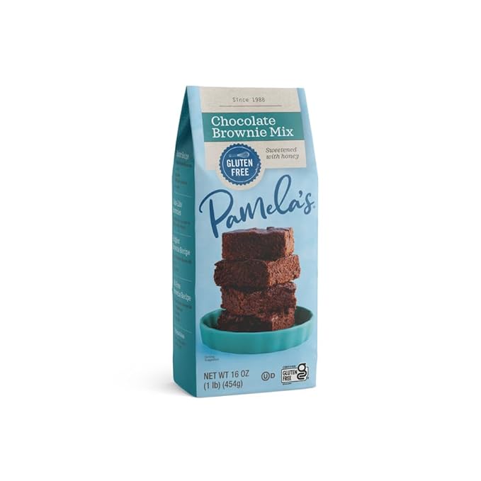 Pamela's Chocolate &amp Brownie Mix Kosher Gluten Free 16 Ounce (Pack of 6)