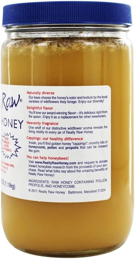 Really Raw Honey - Unheated Unstrained - 1 Each - 42 oz.