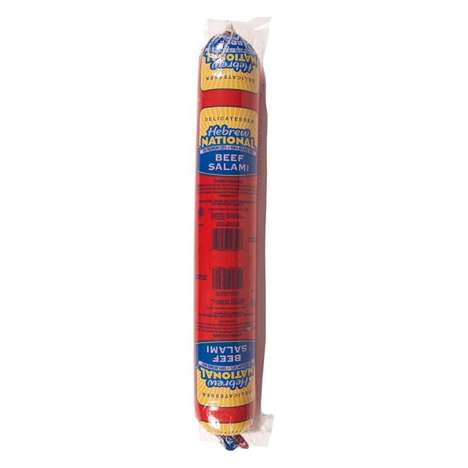 Hebrew National Long Salami 6.05 Pound - 2 per case.